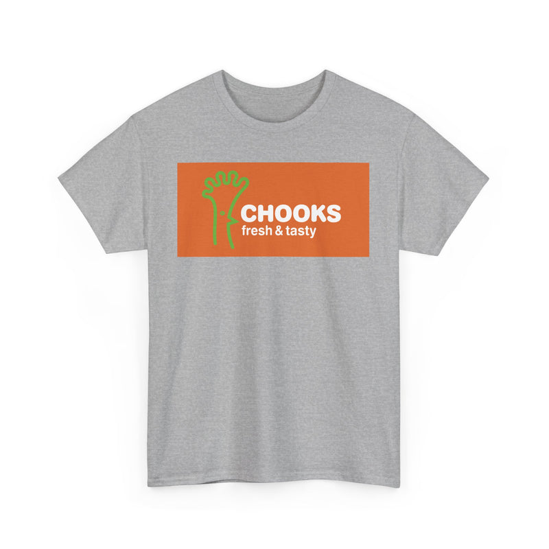 Load image into Gallery viewer, Chooks Fresh & Tasty Vintage Food Chain Restaurant Logo T-Shirt