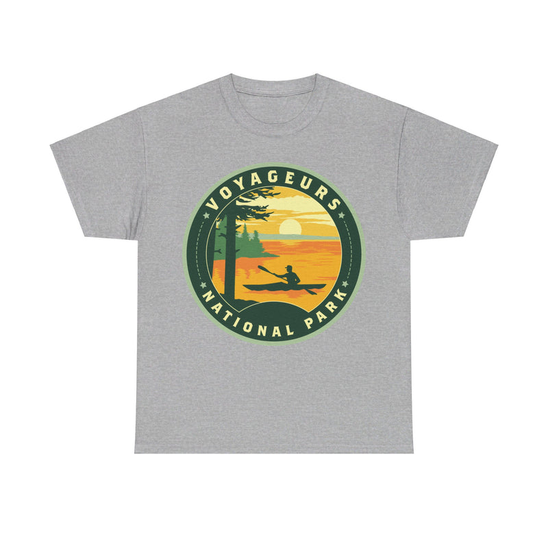 Load image into Gallery viewer, Voyageurs National Park Minnesota Round Logo T-shirt