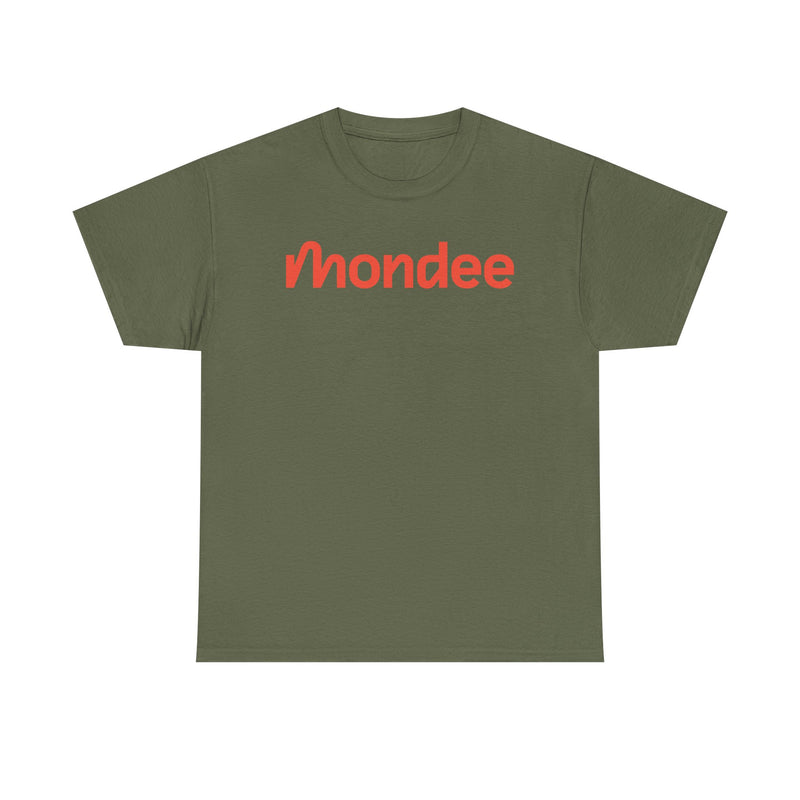 Load image into Gallery viewer, Mondee T-Shirt Bankrupt Travel Tech Company Defunct Logo Tee