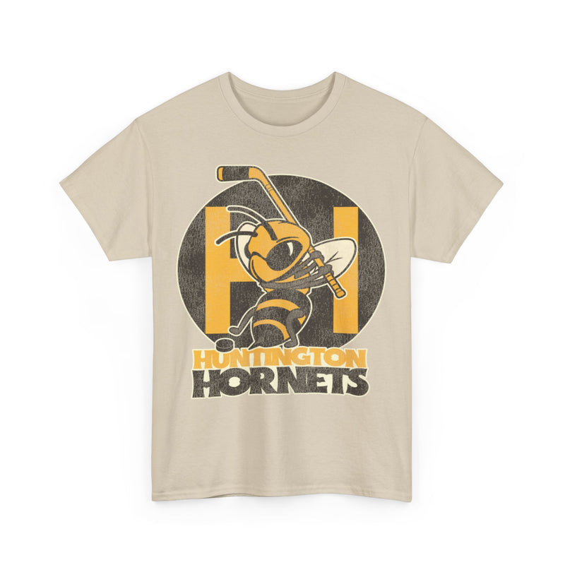 Load image into Gallery viewer, Huntington Hornets Hockey Team Nostalgic Logo T-shirt