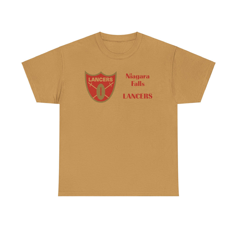 Load image into Gallery viewer, Niagara Falls New York Lancers Midwest Football 1971 T-shirt