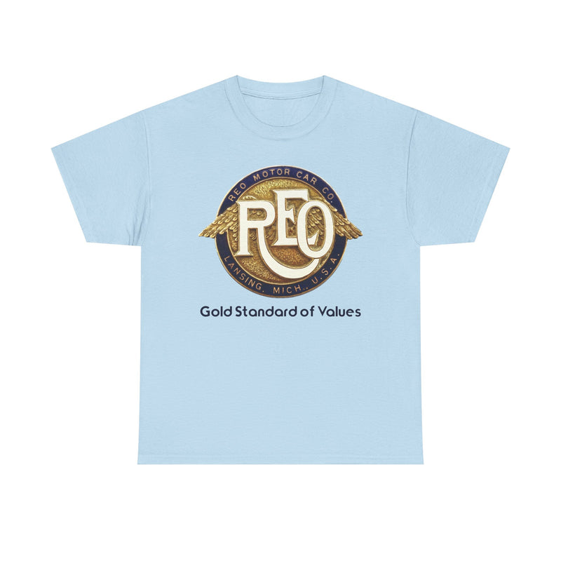 Load image into Gallery viewer, REO Motor Car Co Lansing Michigan Gold Standard Wings T-shirt