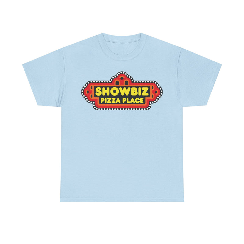 Load image into Gallery viewer, Showbiz Pizza Place Logo Restaurant T-shirt