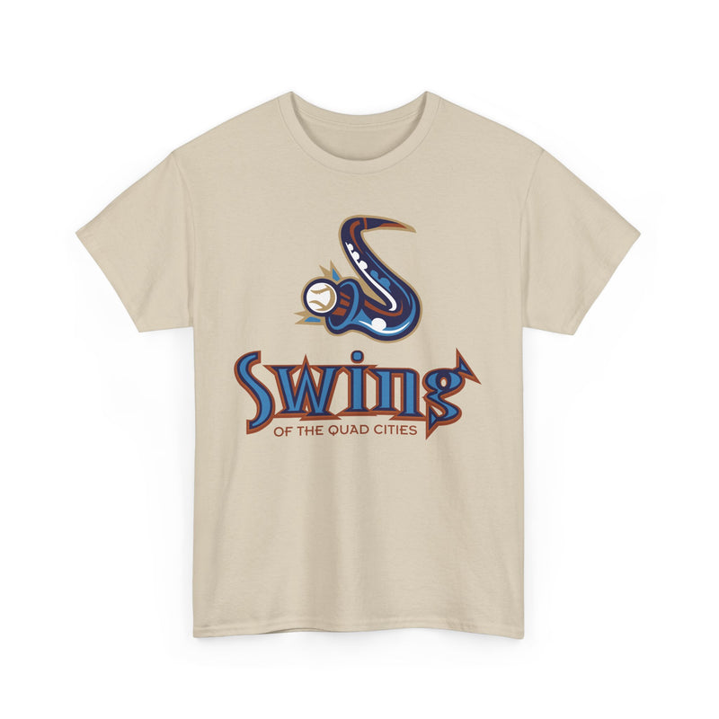 Load image into Gallery viewer, Swing of the Quad Cities Iowa Baseball 2004-2007 T-shirt