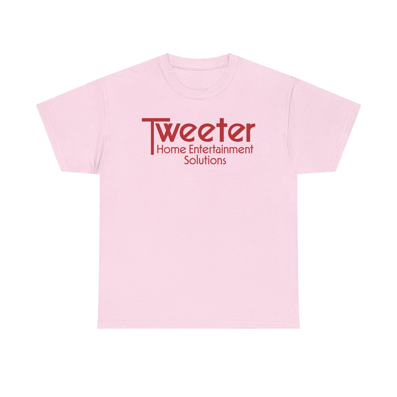 Load image into Gallery viewer, Tweeter Home Entertainment Solutions Red Logo Electronics Store T-shirt