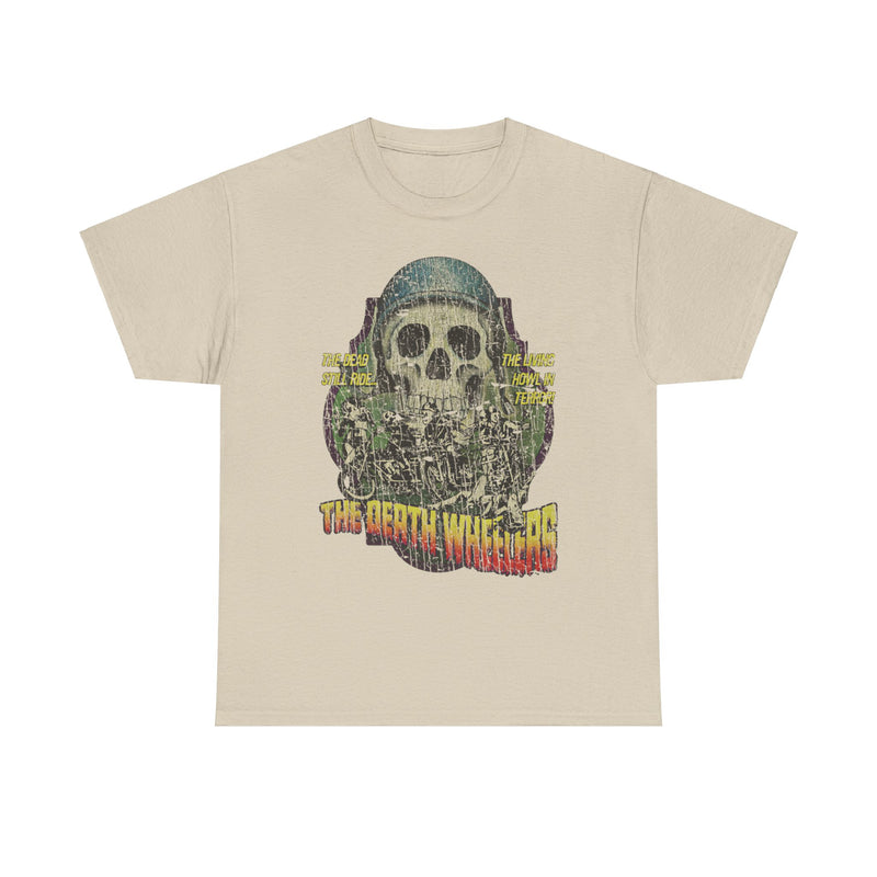 Load image into Gallery viewer, The Death Wheelers 1973 Horror Action Bike Gang Movie T-shirt