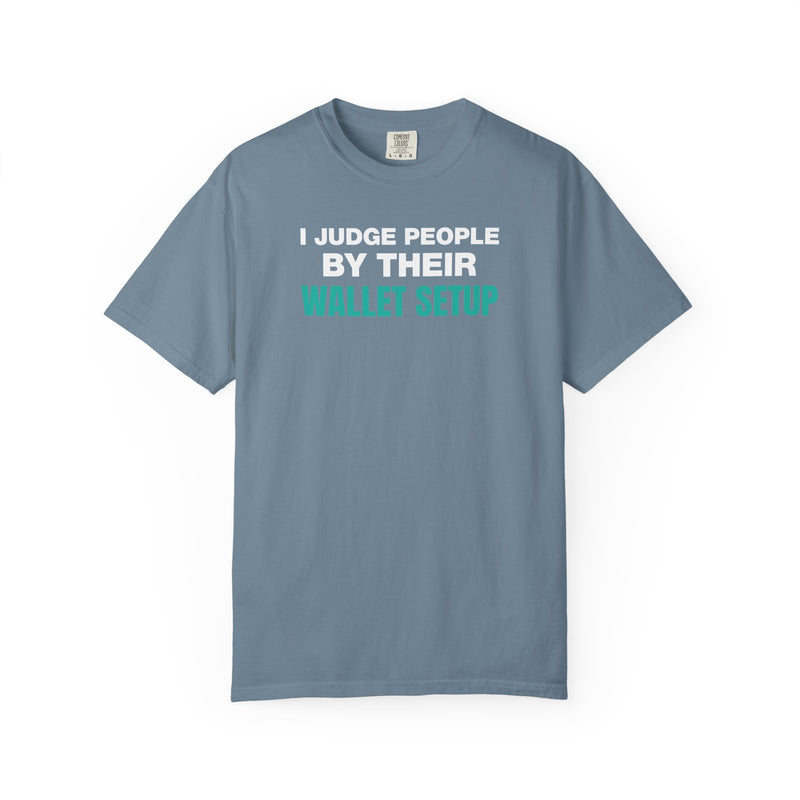 Load image into Gallery viewer, Wallet Setup Credit Card Points Miles Travel Teal T-shirt