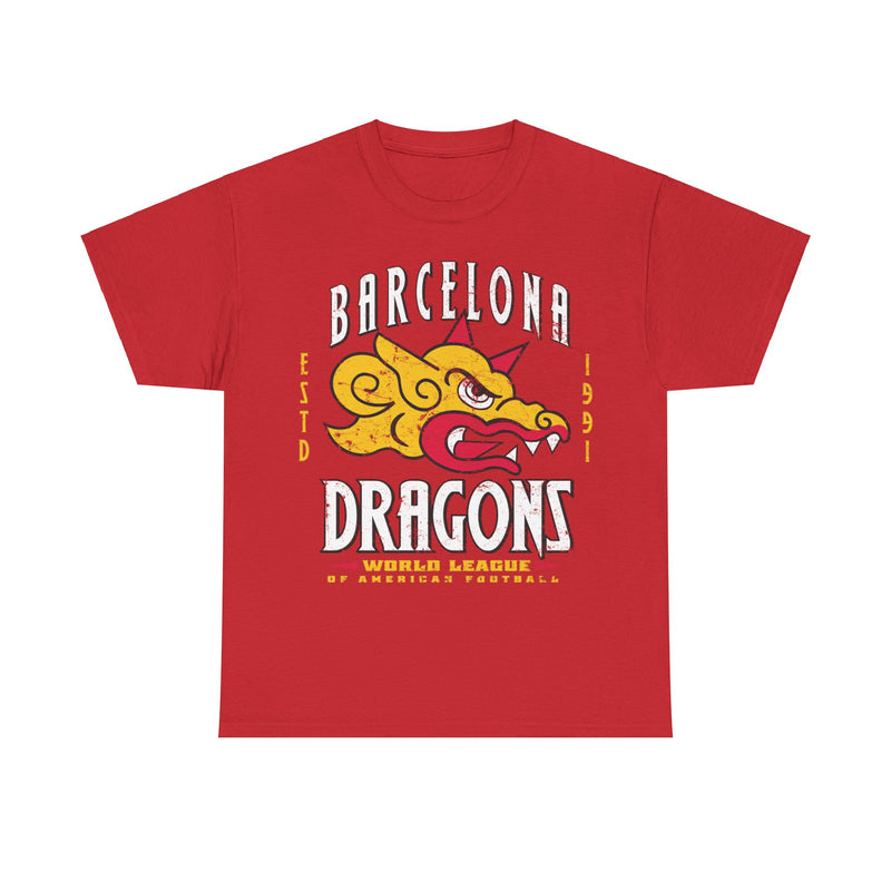 Load image into Gallery viewer, Barcelona Dragons Est 1991 Spain Football Team T-shirt