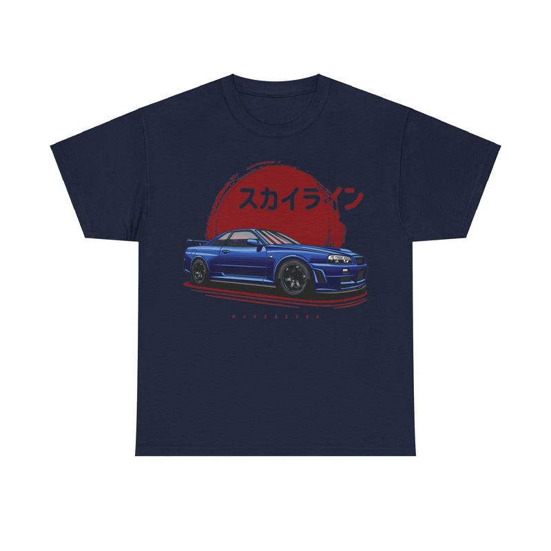 Load image into Gallery viewer, Nissan Skyline R34 GT-R Car T-shirt