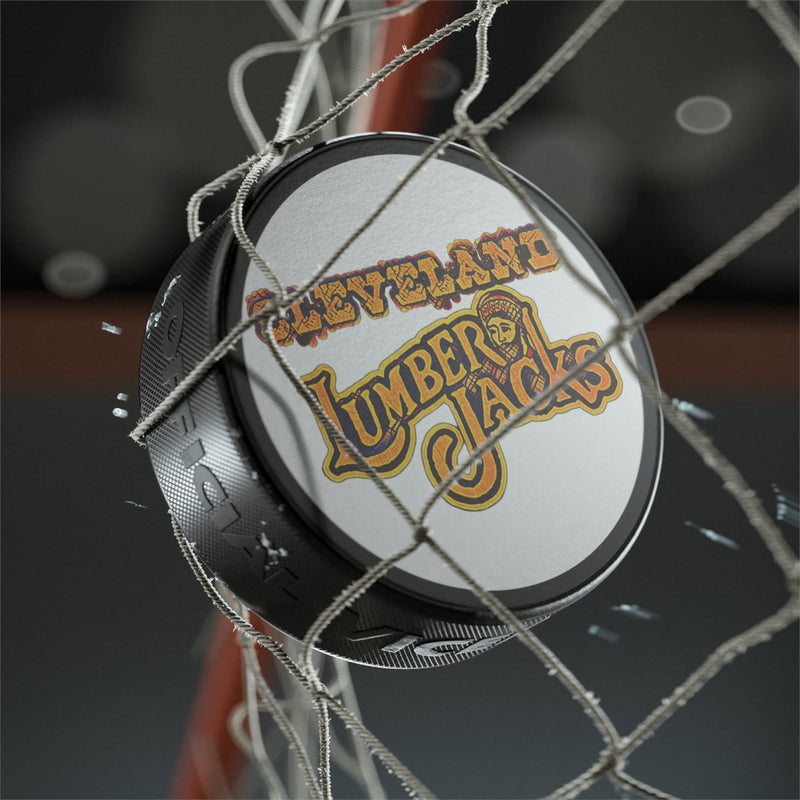 Load image into Gallery viewer, Cleveland Lumberjacks Ohio Hockey Puck
