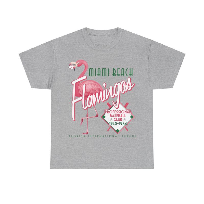 Load image into Gallery viewer, Miami Beach Flamingos Est 1940 Florida Baseball T-shirt