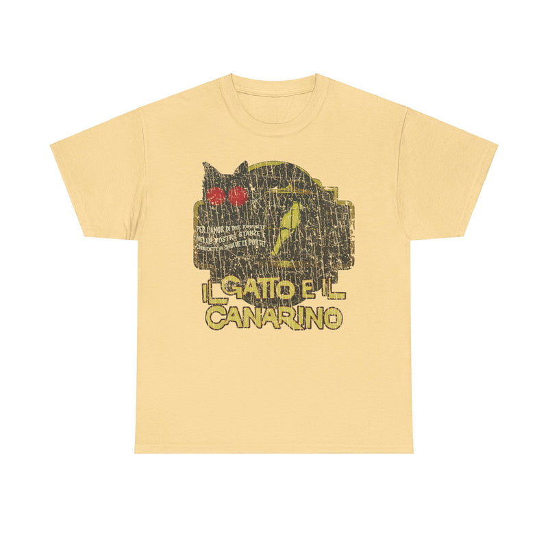 Load image into Gallery viewer, Il Gatto E Il Canarino 1978 Cat and the Canary Movie T-shirt