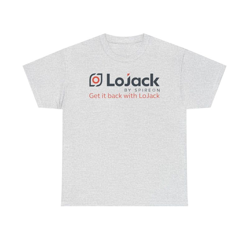 Load image into Gallery viewer, LoJack Defunct Car Security T-Shirt Get It Back With LoJack Spireon Tech Tee