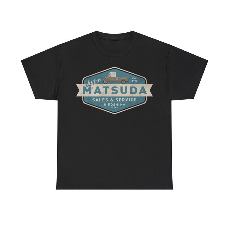 Load image into Gallery viewer, Jujiro Matsuda Est 1920 Mazda Hiroshima Japan Car T-shirt