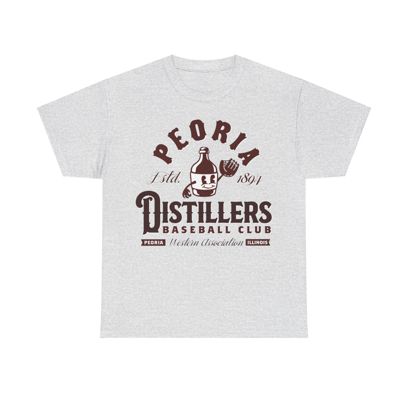 Load image into Gallery viewer, Peoria Distiller Est 1894 Illinois Baseball T-shirt