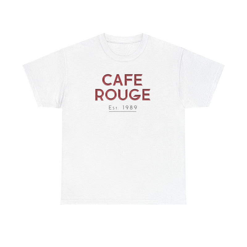 Load image into Gallery viewer, Cafe Rouge T-Shirt - French Bistro Restaurant Industry Defunct Logo Tee