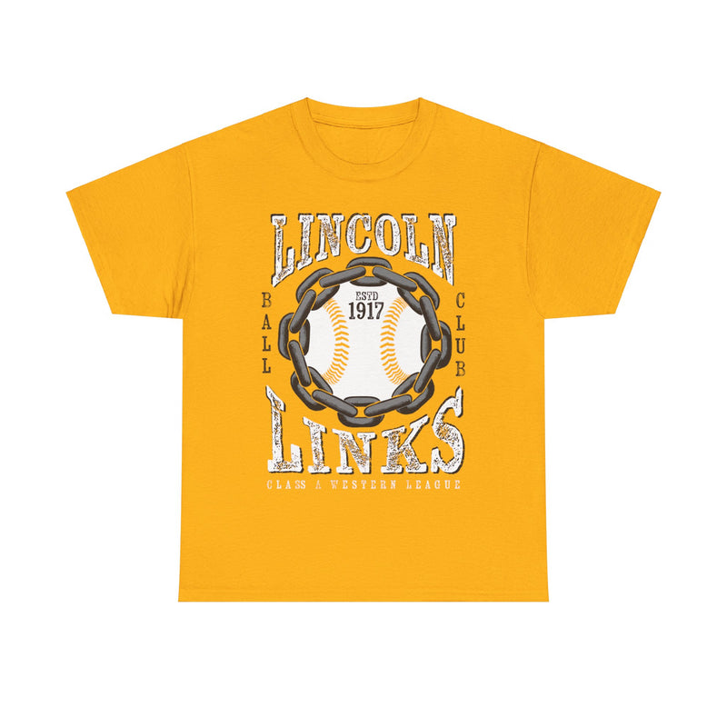 Load image into Gallery viewer, Lincoln Links Est 1917 Nebraska Baseball T-shirt