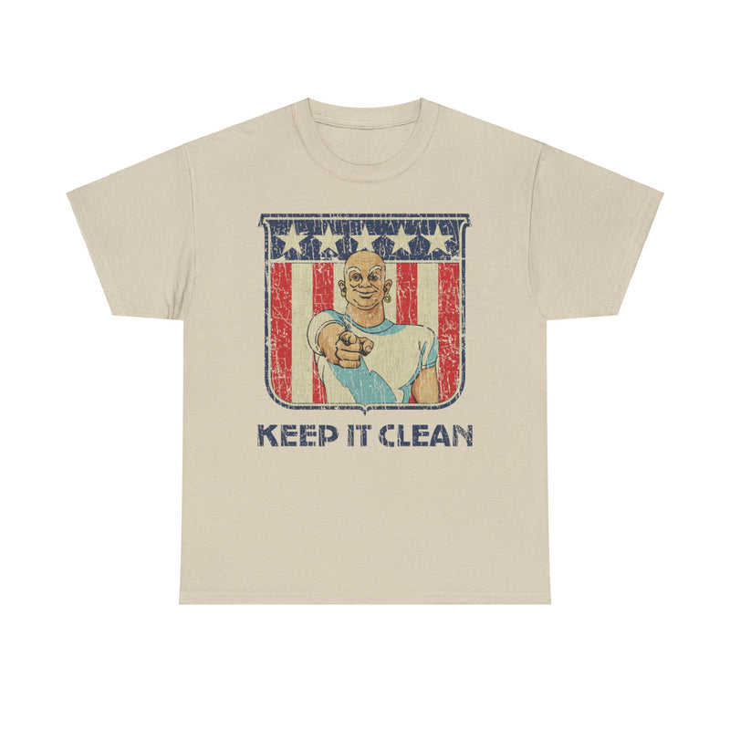 Load image into Gallery viewer, Keep it Clean America Nostalgic Logo T-shirt