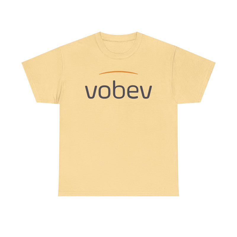 Load image into Gallery viewer, Vobev T-Shirt Defunct Beverage Company Bankrupt Logo Tee