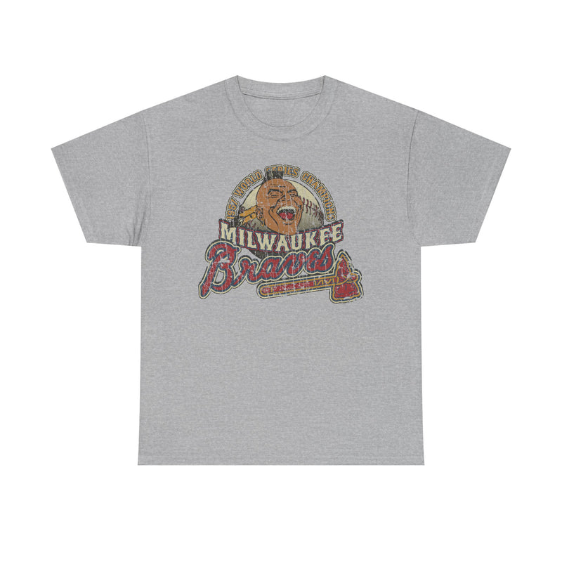 Load image into Gallery viewer, Milwaukee Braves World Champions Baseball Team T-shirt