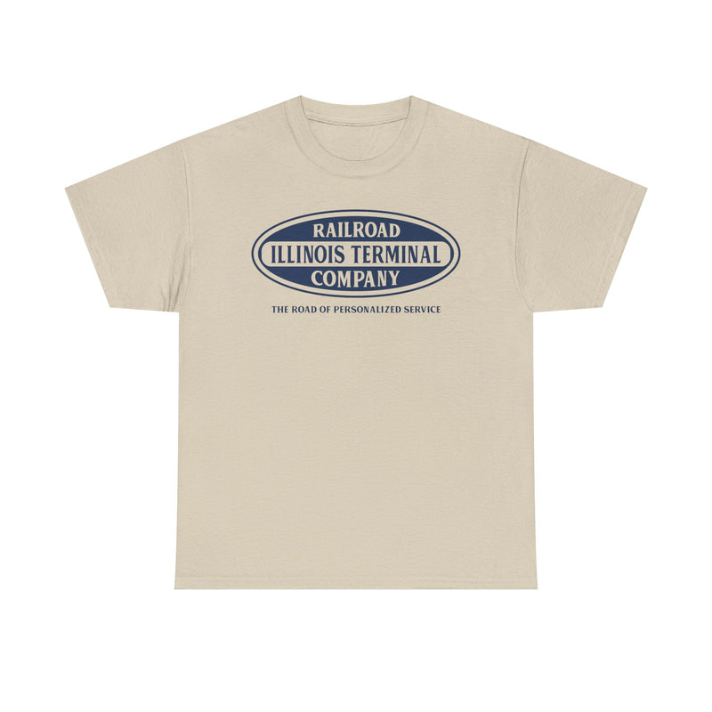 Load image into Gallery viewer, Illinois Terminal Personalized Service Railroad Logo Train T-Shirt