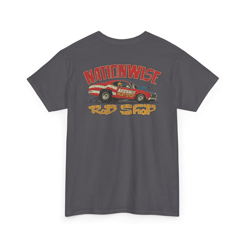 Load image into Gallery viewer, Nationwise Rod Shop 1974 Double Logo Ohio Auto Parts T-shirt