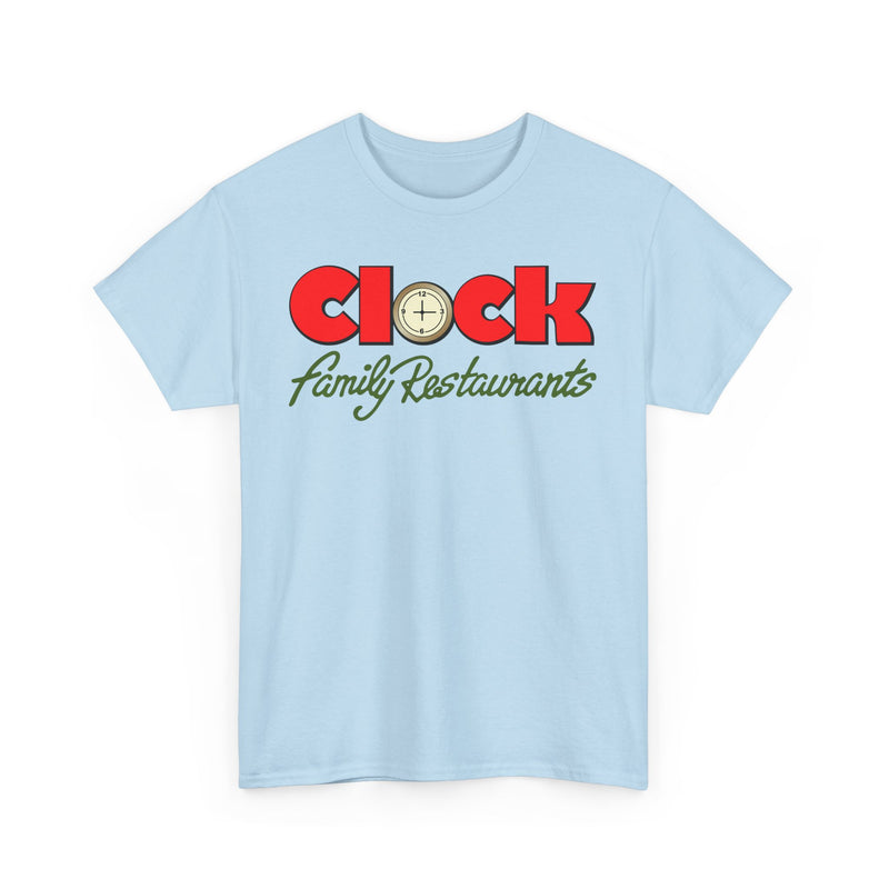 Load image into Gallery viewer, Clock Family Restaurants Vintage Diner Classic Restaurant Logo T-Shirt