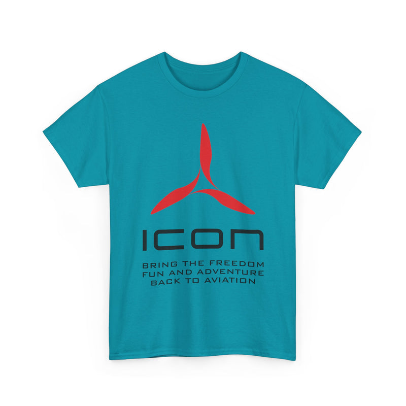 Load image into Gallery viewer, ICON Aircraft Defunct Aviation T-Shirt Fun Adventure Freedom Flying Pilot Tee