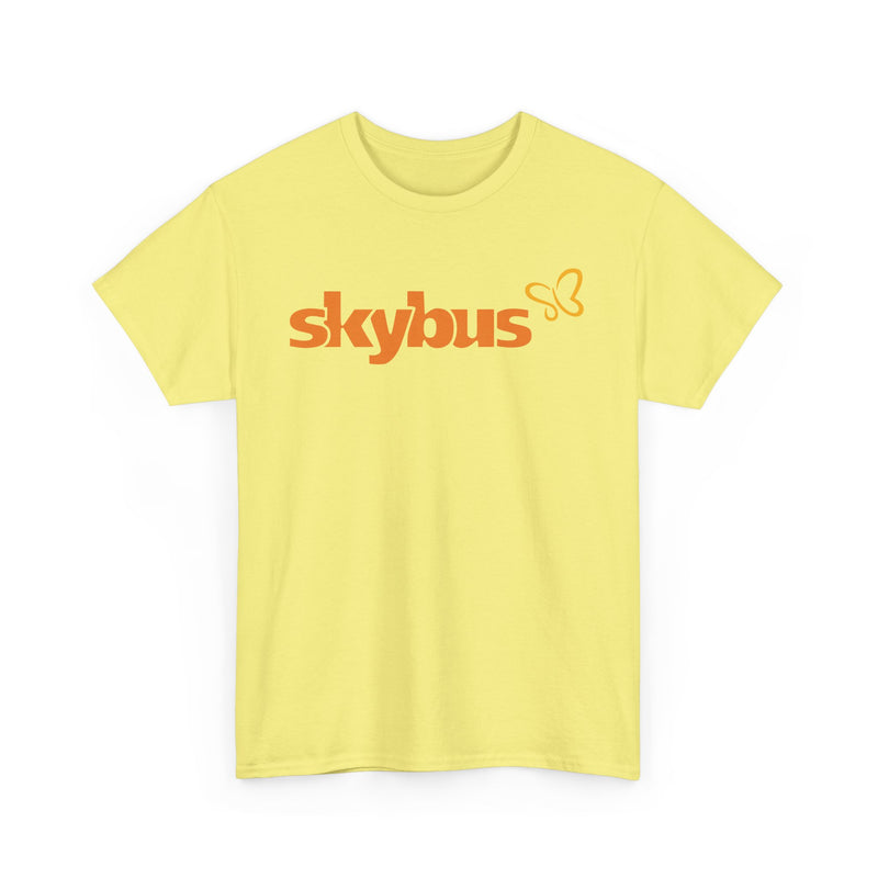 Load image into Gallery viewer, Skybus Australian Low Cost Carrier Orange Butterfly Logo Airline T-shirt