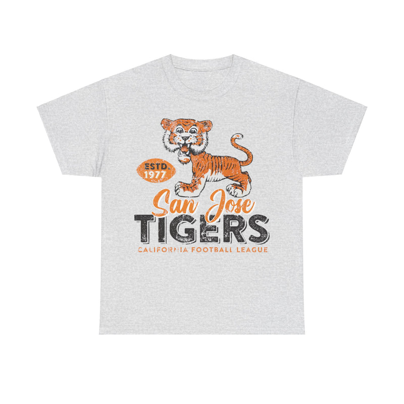 Load image into Gallery viewer, San Jose Tigers Est 1977 California Football Team T-shirt