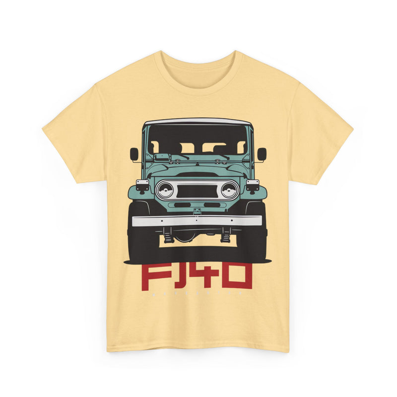 Load image into Gallery viewer, Toyota Land Cruiser FJ40 Green Car Double-sided T-shirt