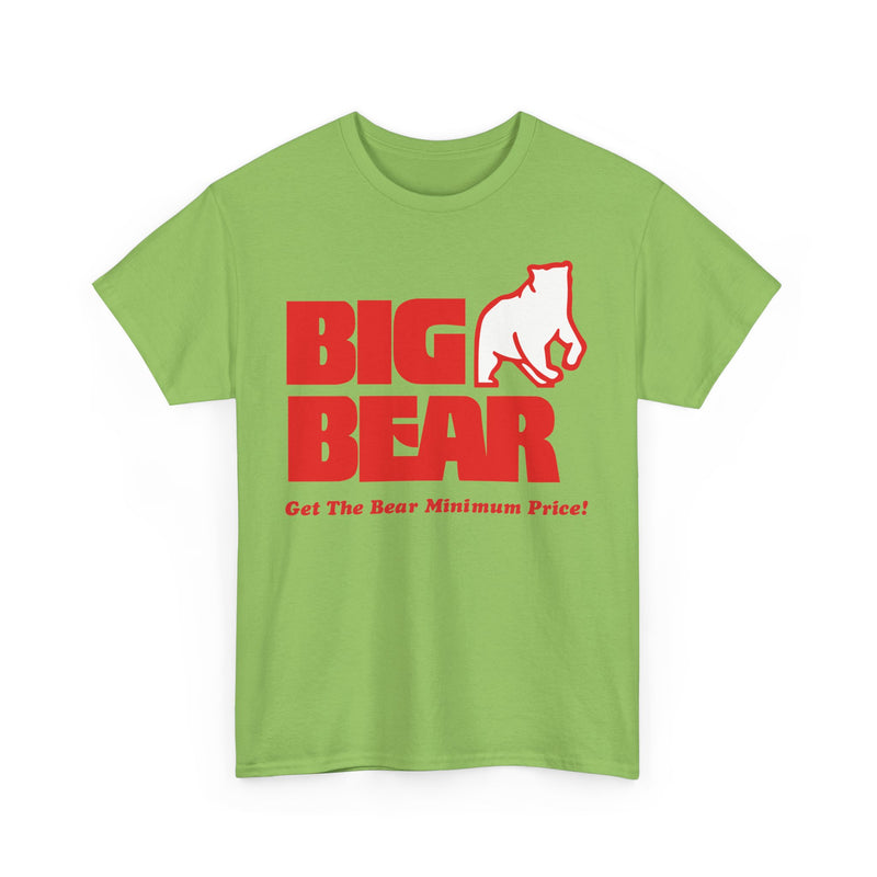 Load image into Gallery viewer, Big Bear Get The Bear Minimum Price Vintage Grocery T-Shirt