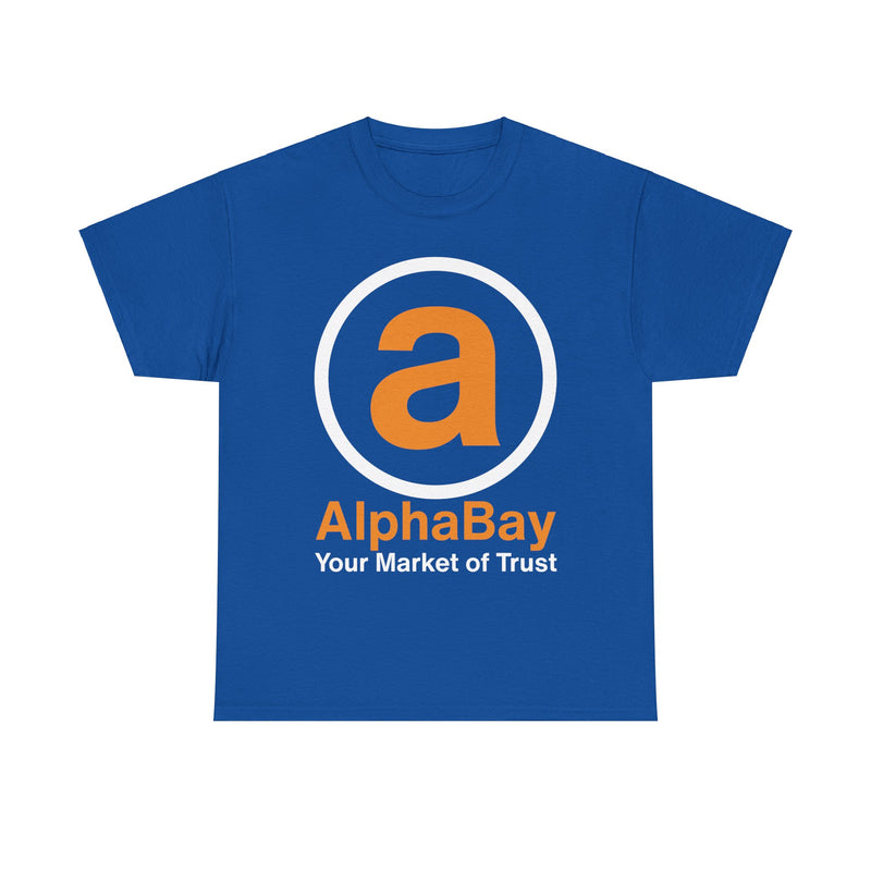 Load image into Gallery viewer, Alpha Bay Your Market of Trust Underground Dark Web T-shirt