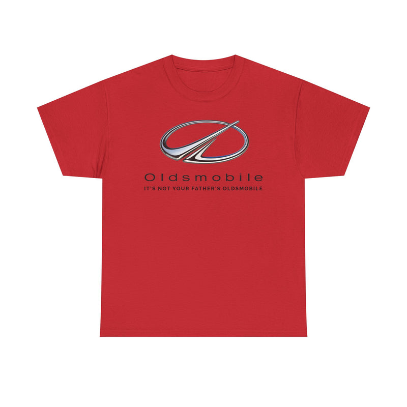 Load image into Gallery viewer, Oldsmobile It's Not Your Father's Oldsmobile Chrome Logo T-shirt