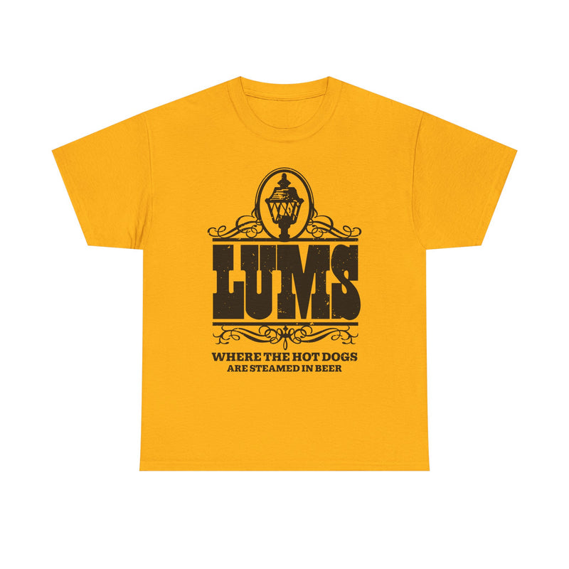 Load image into Gallery viewer, Lums Where Hot Dogs Are Steamed In Beer Vintage Logo T-Shirt
