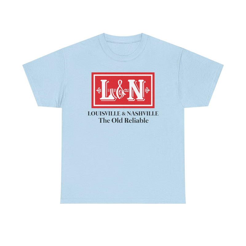 Load image into Gallery viewer, Louisville Nashville Old Reliable Railroad Vintage Train Logo T-Shirt