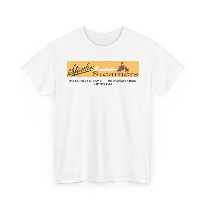 Load image into Gallery viewer, Stanley Steamers The World's Finest Motor Car Vintage Logo T-shirt