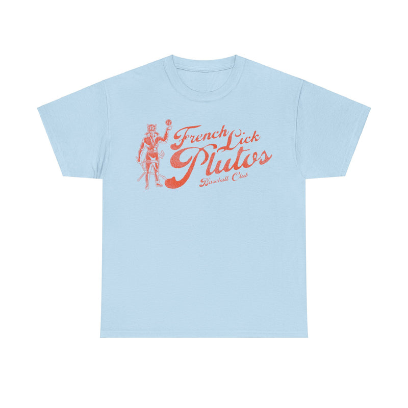 Load image into Gallery viewer, French Lick Plutos Nostalgic Retro Baseball Team T-shirt