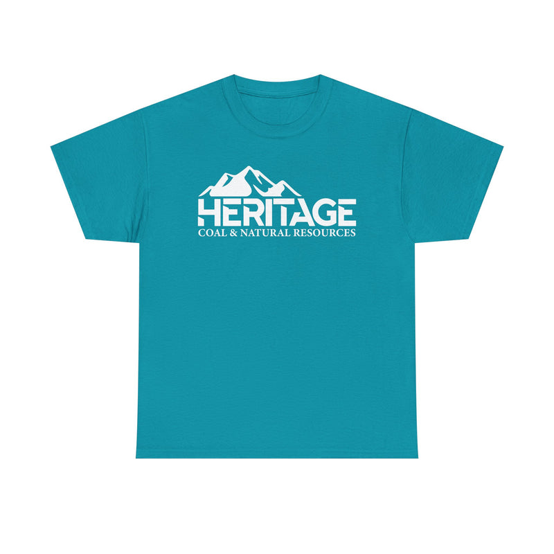 Load image into Gallery viewer, Heritage Coal T-Shirt Defunct Natural Resources Company Bankrupt Logo Tee