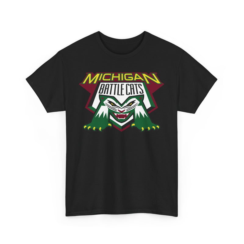 Load image into Gallery viewer, Michigan Battle Cats Midwest League 1995-2002 Baseball T-shirt