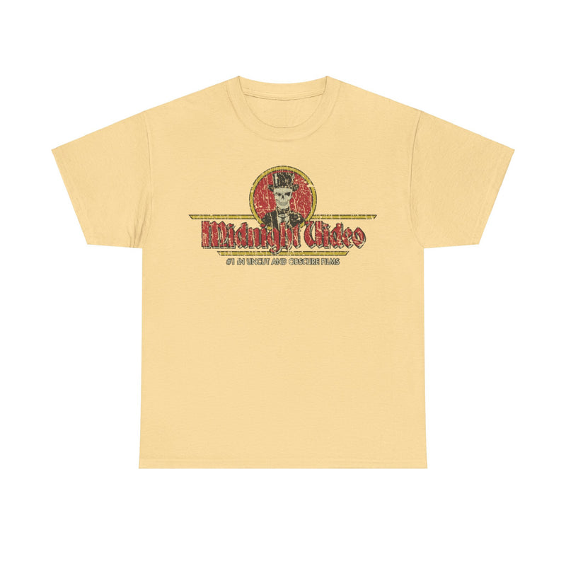 Load image into Gallery viewer, Midnight Video Retail Store 1982 Distressed Print T-shirt