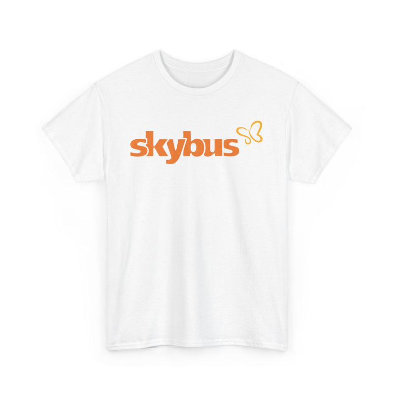 Load image into Gallery viewer, Skybus Australian Low Cost Carrier Orange Butterfly Logo Airline T-shirt