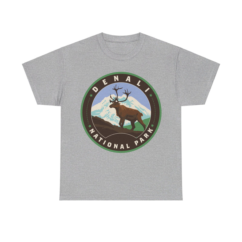Load image into Gallery viewer, Denali National Park Alaska Round Logo T-shirt