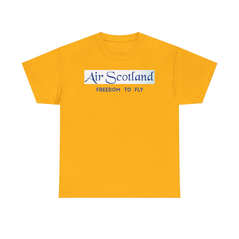 Load image into Gallery viewer, Air Scotland Freedom To Fly Vintage Scottish Airline Logo Aviation T-shirt