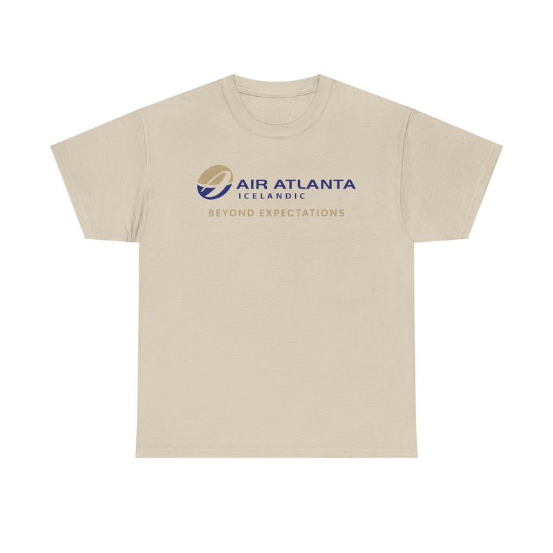 Load image into Gallery viewer, Air Atlanta Icelandic Beyond Expectations Vintage Airline Logo Aviation T-shirt