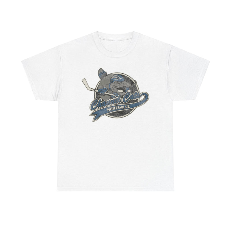 Load image into Gallery viewer, Huntsville Channel Cats Hockey Team Nostalgic Logo T-shirt