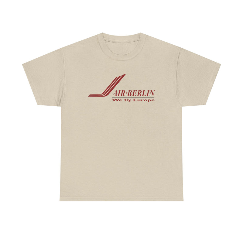 Load image into Gallery viewer, Air Berlin German Airline Vintage Red Logo European Aviation T-shirt