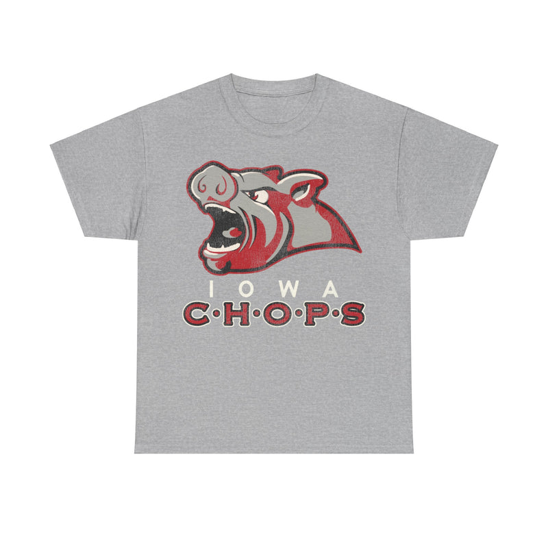Load image into Gallery viewer, Iowa Chops Hockey Team Nostalgic Logo T-shirt
