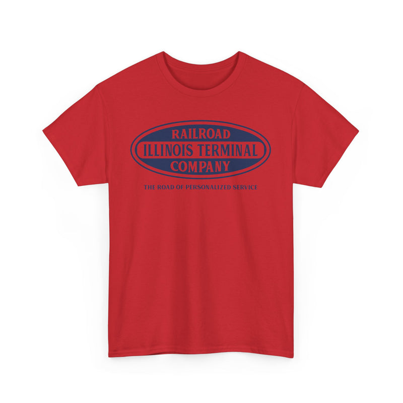 Load image into Gallery viewer, Illinois Terminal Personalized Service Railroad Logo Train T-Shirt