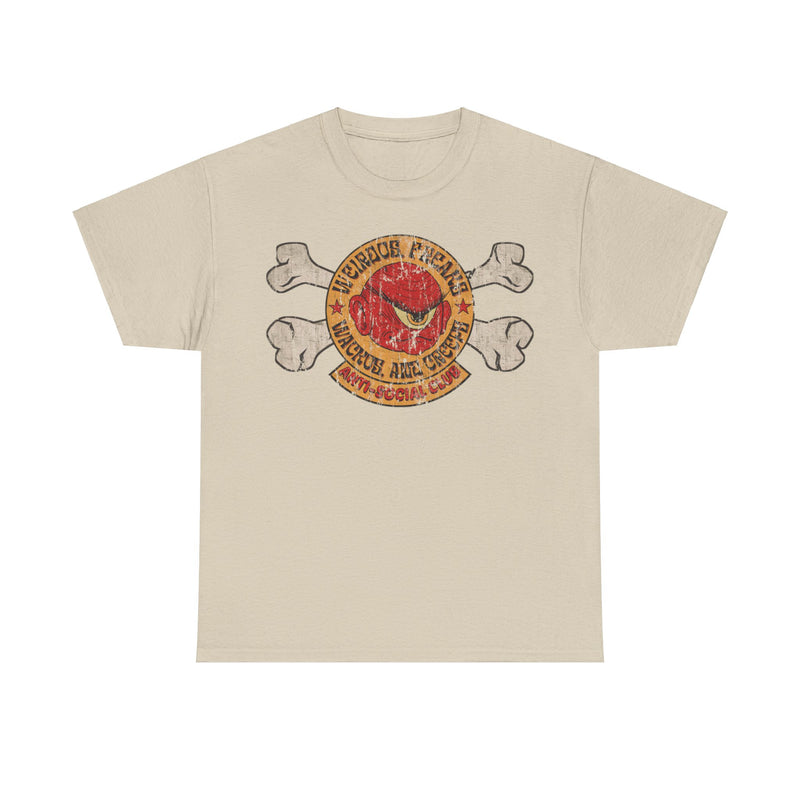 Load image into Gallery viewer, Weirdos Freaks Wackos and Creeps Anti-Social Club 1967 Red Logo T-shirt